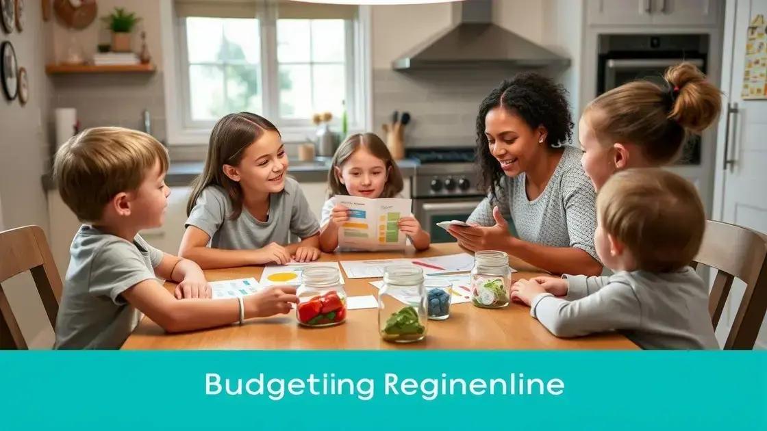Involving kids in the budgeting process Involving kids in the budgeting process