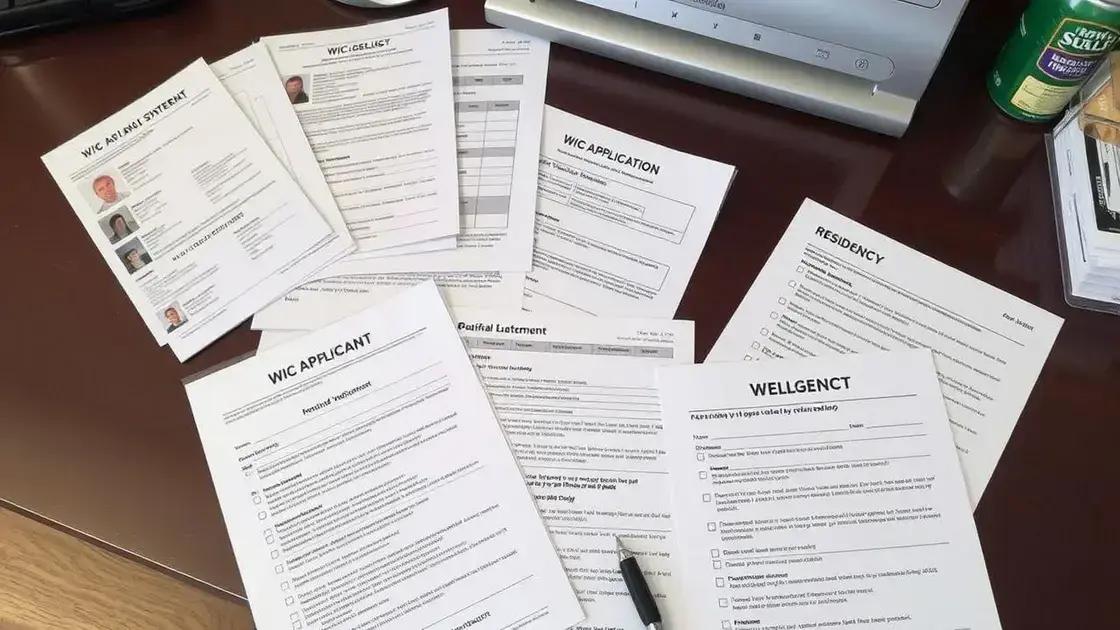 Documents required for WIC application Documents required for WIC application