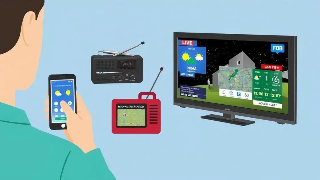 Key resources for real-time weather updates