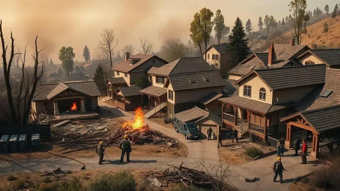 Impact of wildfires on communities