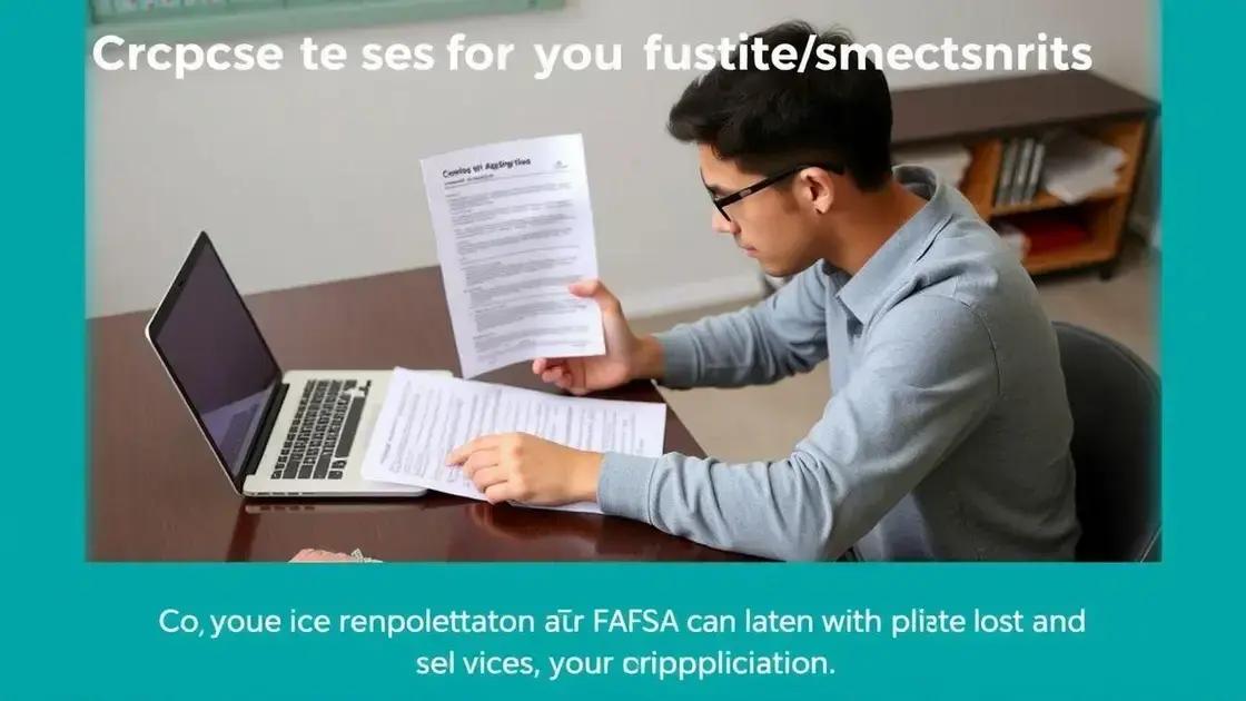 Tips for completing your FAFSA application Tips for completing your FAFSA application